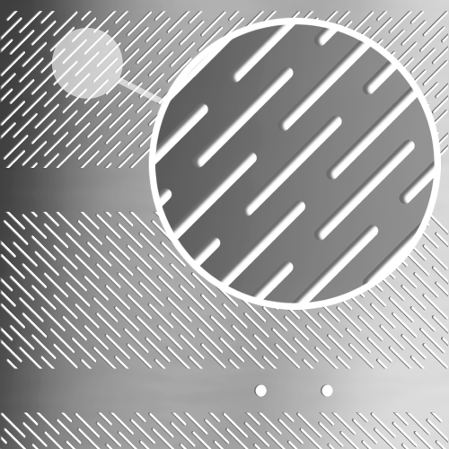 Fine mesh for the Aquablast camera