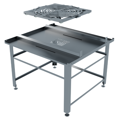 Table rotative et extractible